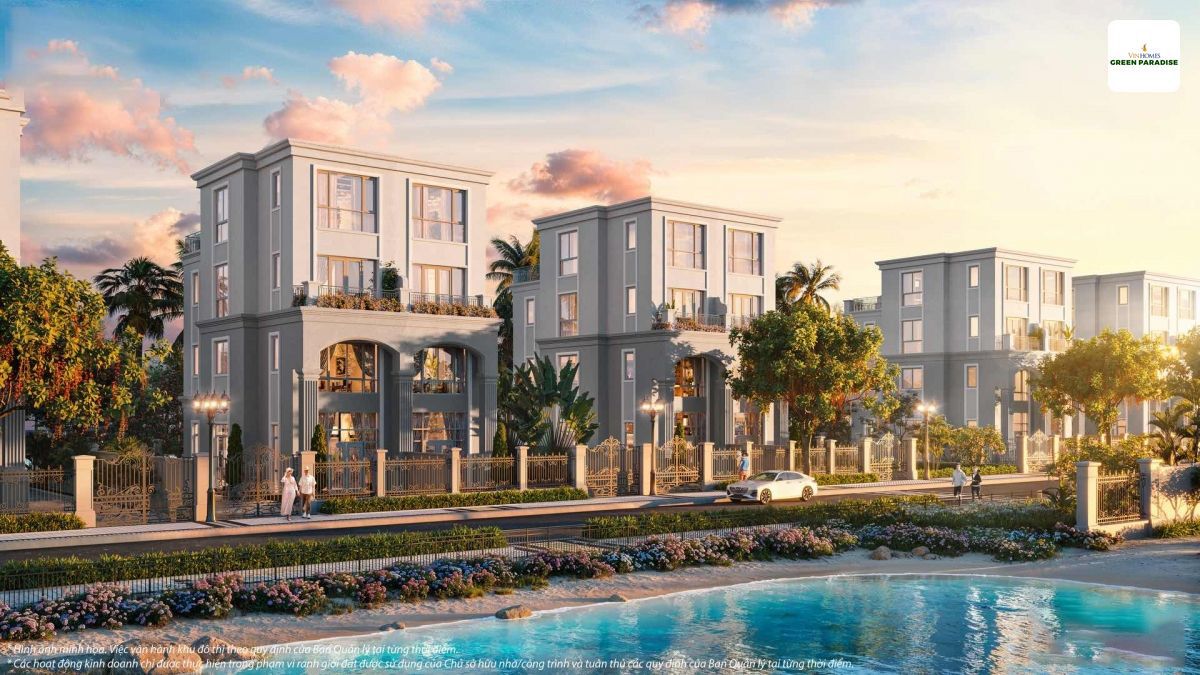 Phối cảnh song lập Vinhomes Cần Giờ