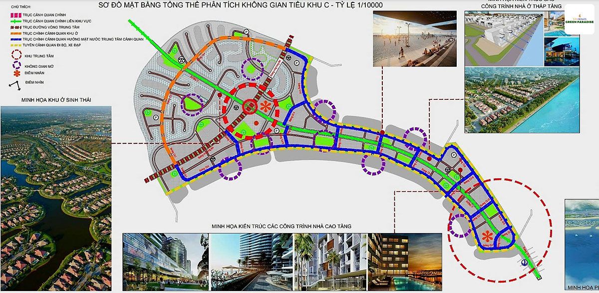 Mặt bằng Mũi Danh Vọng Vinhomes Green Paradise