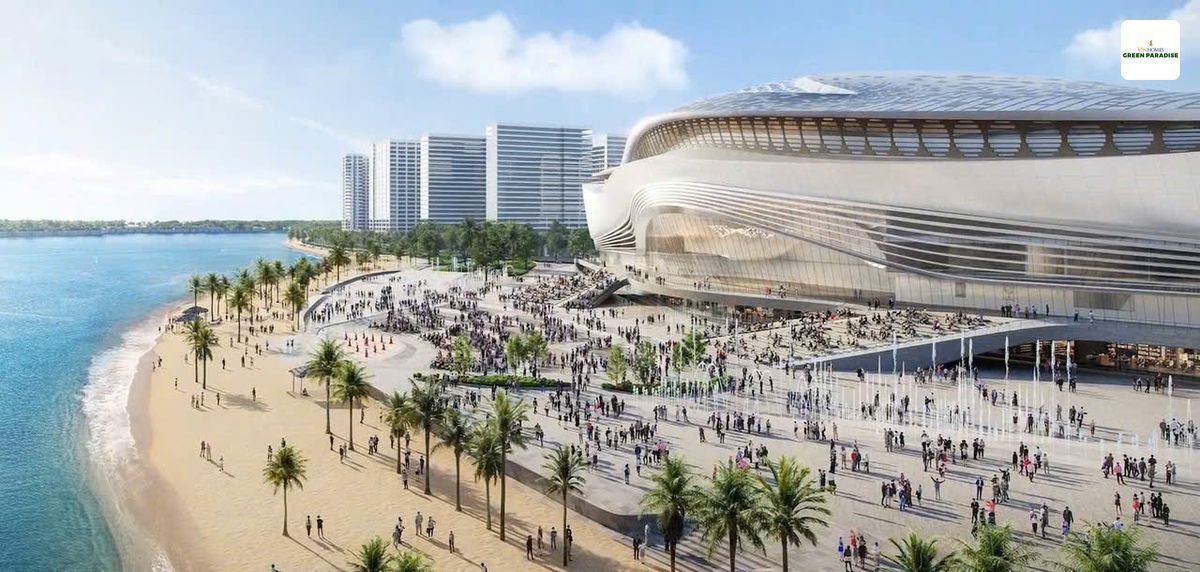 Phối cảnh Nhà hát Sóng Xanh 5000 chỗ ngồi tại Vin Cần Giờ