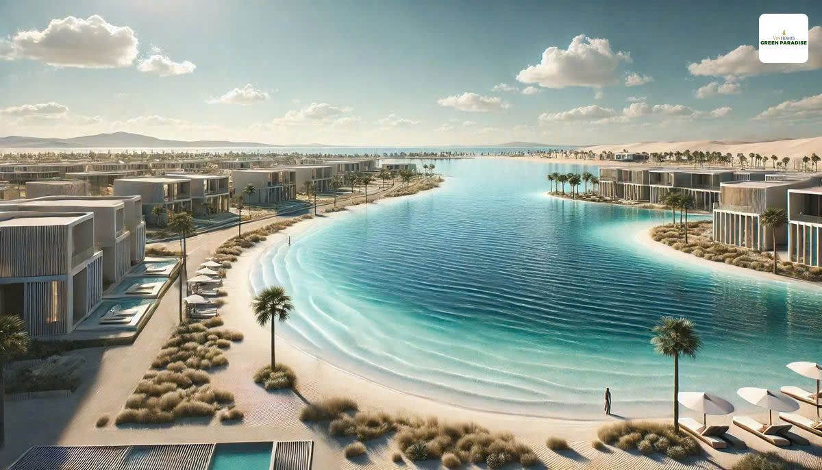 Phối cảnh Biển hồ nước mặn Vin Cần Giờ 443ha, lớn nhất thế giới