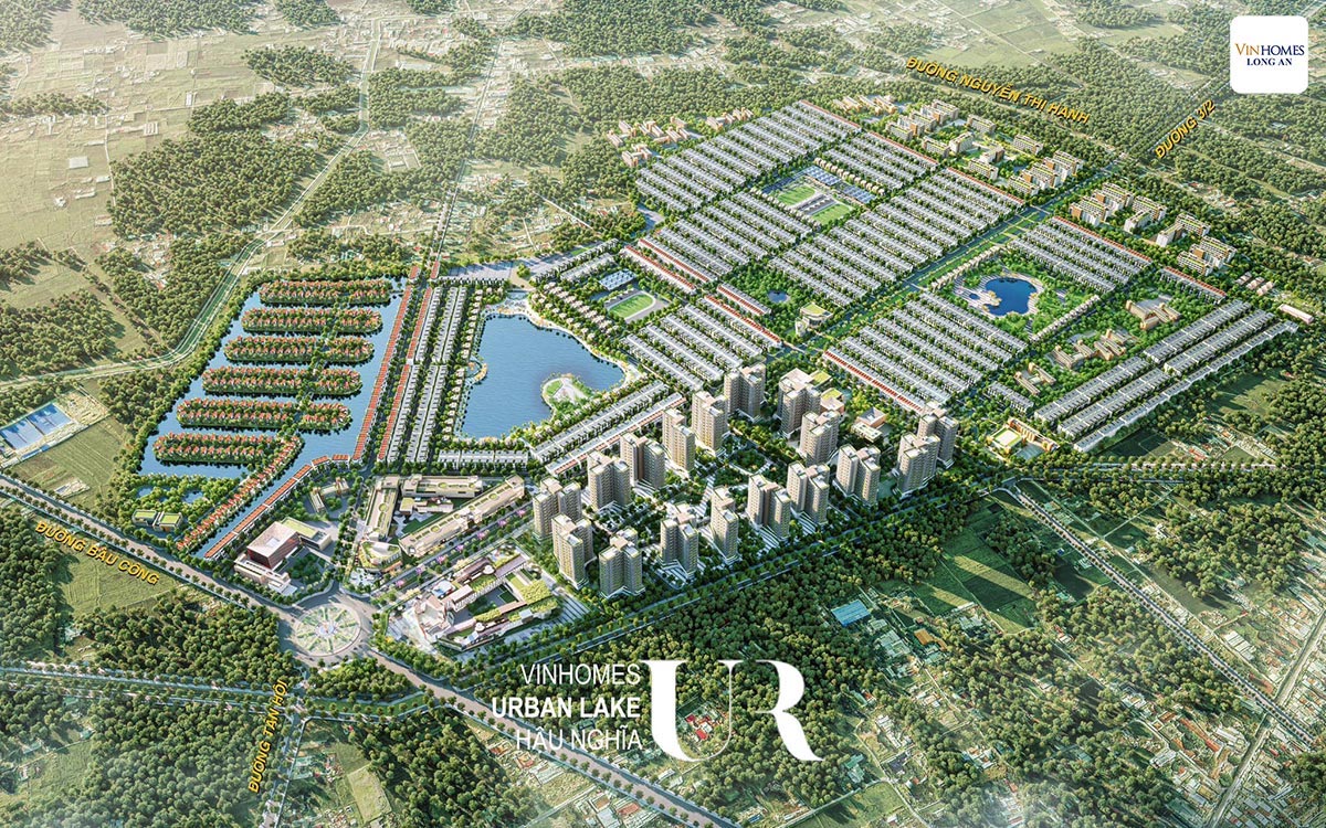 Phối cảnh Vinhomes Urban Lake Long An