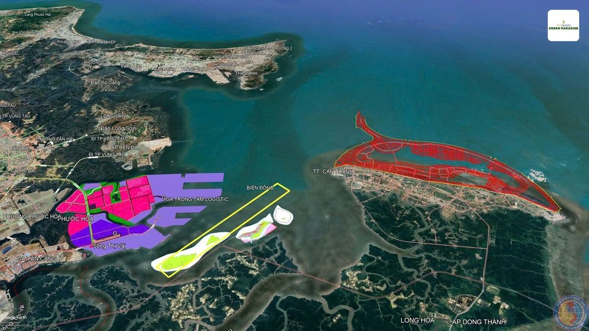 Vị trí được phê duyệt quy hoạch xây dựng cảng quốc tế Cần Giờ